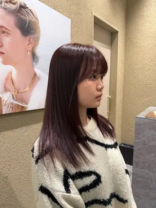 カラー 橋本 萌叶のヘアスタイル