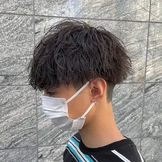 パーマ メンズ men's特化 値段以上の仕上がりにのヘアスタイル