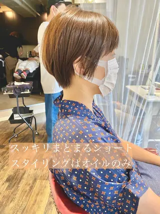 ショート ヒラヤマ ユウスケのヘアスタイル
