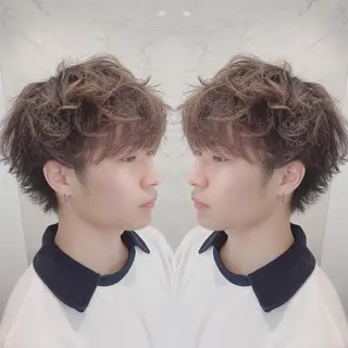 ショート カラー メンズ 重政 和樹のヘアスタイル