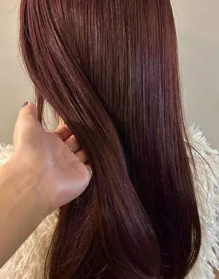 セミロング カラー 透明感カラー 🦙なりたりみのヘアスタイル
