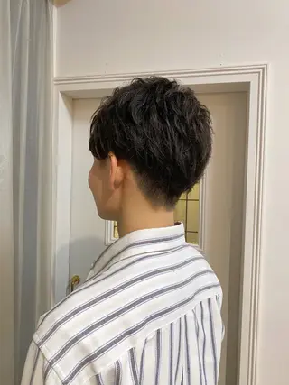 ショート メンズ 田中来夢 Jr.スタイリストのヘアスタイル