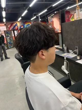 ショート パーマ 🌀メンズパーマ🌀 小林裕花のヘアスタイル