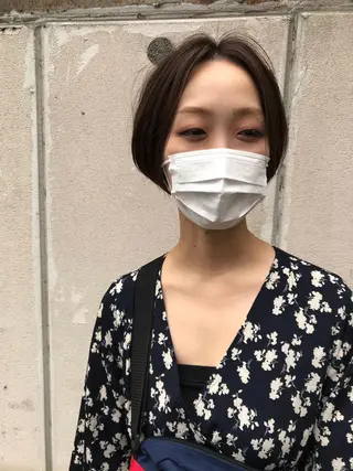 ショート さの あやねのヘアスタイル