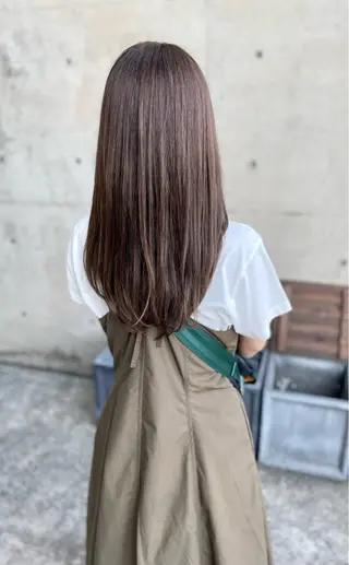 ロング カラー 日高 香織のヘアスタイル