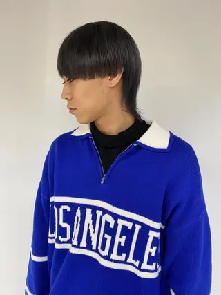 ミディアム カラー KOOKI スティードトーキョーのヘアスタイル
