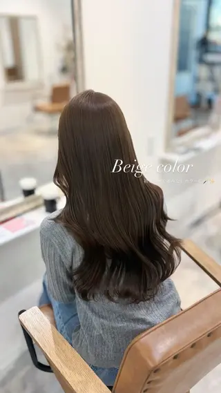 カラー mareka/顔周り /透明感カラー🤍のヘアスタイル