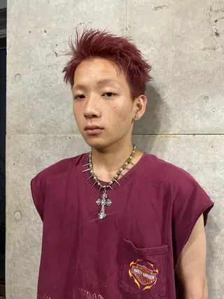 ショート ブリーチカラー🎀 LiLi🫧のヘアスタイル