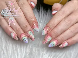 ミディアム Linanail Nambaのネイルデザイン