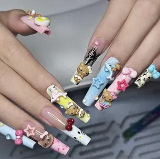 ネイル 長さだし専門店 M2　rikaのネイルデザイン