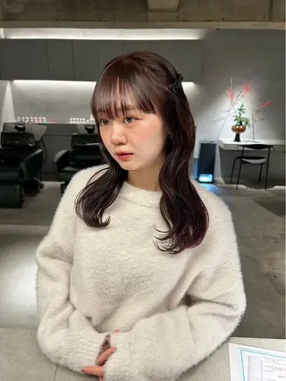 カラー 加古 遥のヘアスタイル