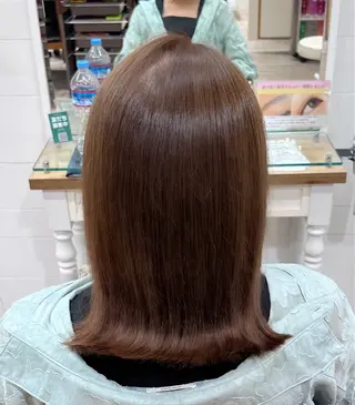 ミディアム カラー モデル募集 セイノチヒロのヘアスタイル