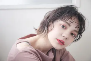 ショート カラー ヘアアレンジ cherir髪質改善 パーソナルカラー診断のヘアスタイル