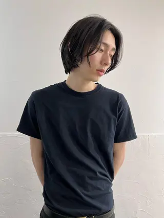 セミロング メンズ メンズ専門ブリー チカラー⚡️リュウジのヘアスタイル