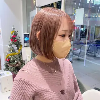 ミディアム カラー ウルフカット ハッシュカット/七海のヘアスタイル