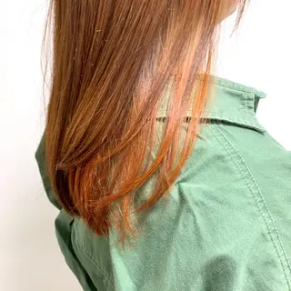 セミロング カラー ヘアアレンジ 🌻あいり merci.🌻のヘアスタイル