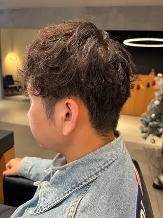 メンズ KAREN（ému） 伏見/カットモデルのヘアスタイル