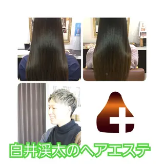 ロング カラー 髪の病院  ルーミールームのヘアスタイル