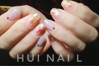 ミディアム めぐみのネイルサロン スタッフ練習のネイルデザイン