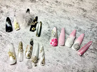 ネイル Queennail 北堀江megumiのネイルデザイン