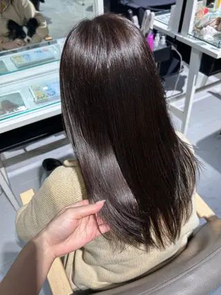 ロング カラー レイヤーカット⛓ hina🩶のヘアスタイル