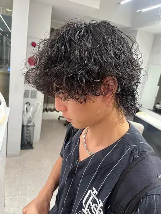パーマ メンズ 🍐シャドウパーマ メンズ特化/守岡🍐のヘアスタイル