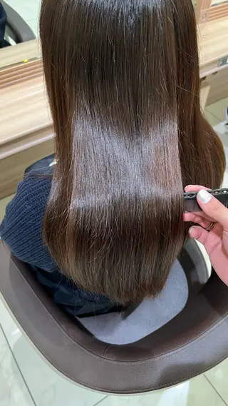 セミロング パーマ 【メンズパーマ✨️ 髪質改善矯正】岩城のヘアスタイル