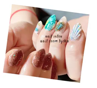 ネイル ﾈｲﾙﾙｰﾑﾘｯｶ 𝐦𝐚𝐲𝐮のネイルデザイン