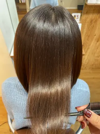 ミディアム カラー すなが/ハイライト モデル募集中のヘアスタイル