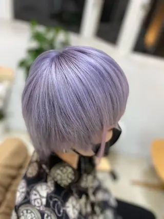 ミディアム カラー ヘアアレンジ メンズ キッズ ネイル マツエク・マツパ アイブロウ 🧡可愛い色落ち🧡 ハイトーン特化🧡のヘアスタイル