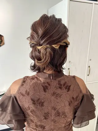 ショート カラー ヘアアレンジ 「sumi」 AMIのヘアスタイル