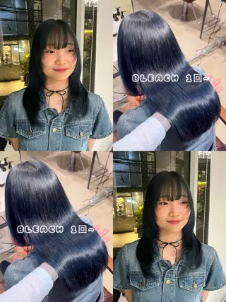 ロング ハイトーン🫧艶髪 MAIKAのヘアスタイル