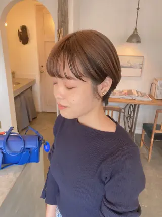 ショート カラー vahan✂︎ 小林未果🕊のヘアスタイル