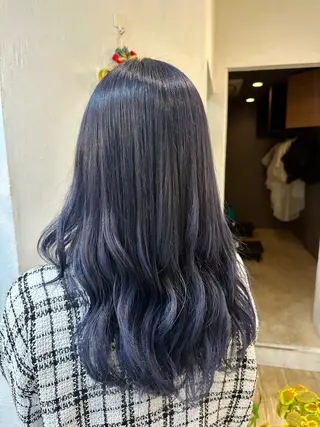 ロング カラー 縮毛矯正・透明感 カラー💙acoのヘアスタイル