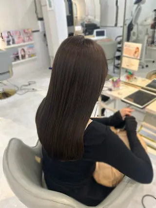 セミロング 柔らかカラー🤎 luna🧸🤎のヘアスタイル