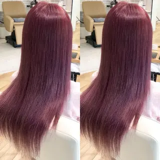 ロング 🌙HIZUKI🌙 ハイトーン 艶髪のヘアスタイル