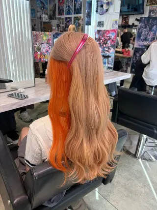 ロング カラー 推しカラー/ ミクのヘアスタイル