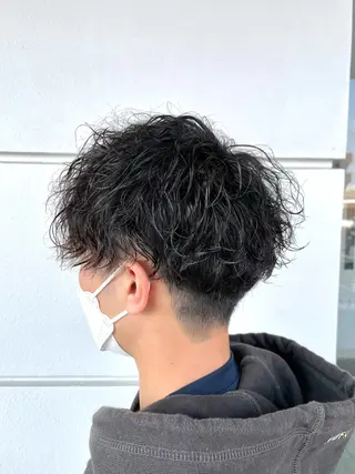 パーマ メンズ 西村 れいのヘアスタイル