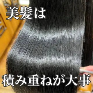 ロング カラー パーマ 美髪ヘッドスパ🫧 西山紗奈江💆‍♀️のヘアスタイル
