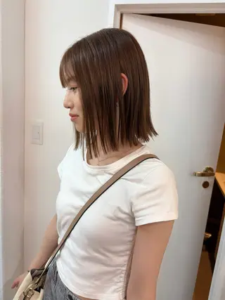 ミディアム カラー ichika/福岡 /透明感カラー🤎のヘアスタイル