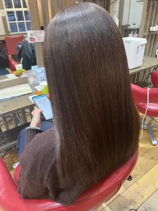 カラー 清明 杏友見のヘアスタイル