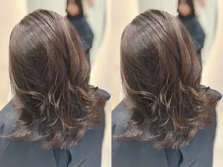 セミロング 上品♡韓国レイヤー ‎🤍のの‎🤍のヘアスタイル