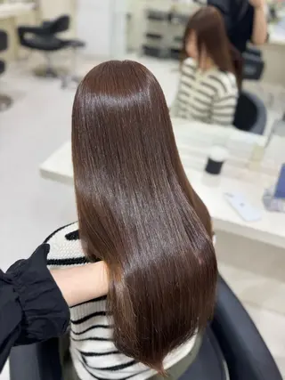 ロング カラー 🤍韓国大人っぽ ベージュMAI🤍のヘアスタイル