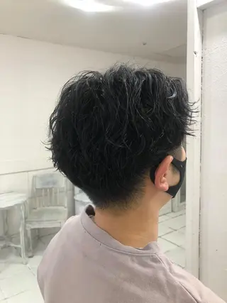 メンズ miku🌿‬ メンズバレイヤージュのヘアスタイル