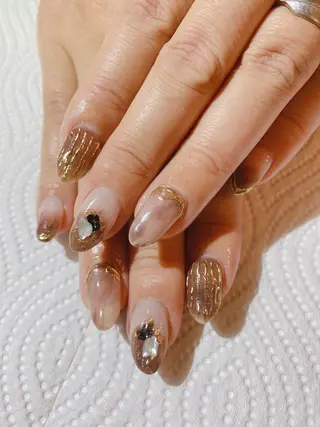 セミロング shandy nailのネイルデザイン