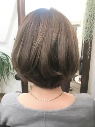ショート ミディアム セミロング ロング カラー 白髪ぼかしハイライト バレイヤージュヤマトのヘアスタイル