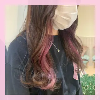 セミロング カラー 🍒前川 🍒のヘアスタイル
