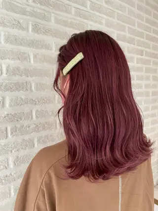 ロング カラー ヘアアレンジ 北岡 慶子 大宮駅西口徒歩3分のヘアスタイル