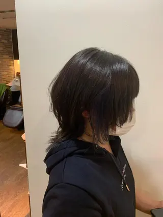 ミディアム カット特化美容師 齋藤桐のヘアスタイル