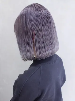 ミディアム カラー ヘアアレンジ lani ブリーチ /ダブルカラーのヘアスタイル